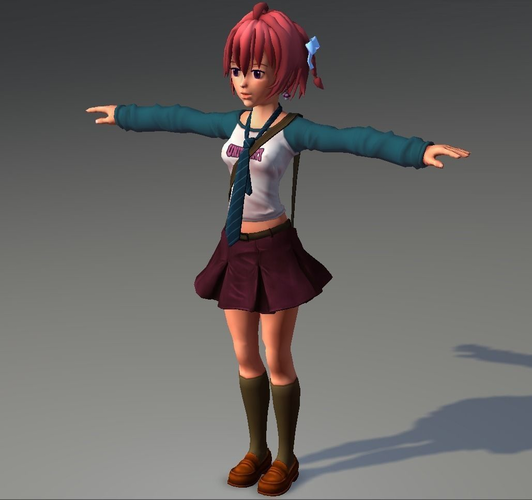 Anime Girl 3d Model Alternativelasopa
